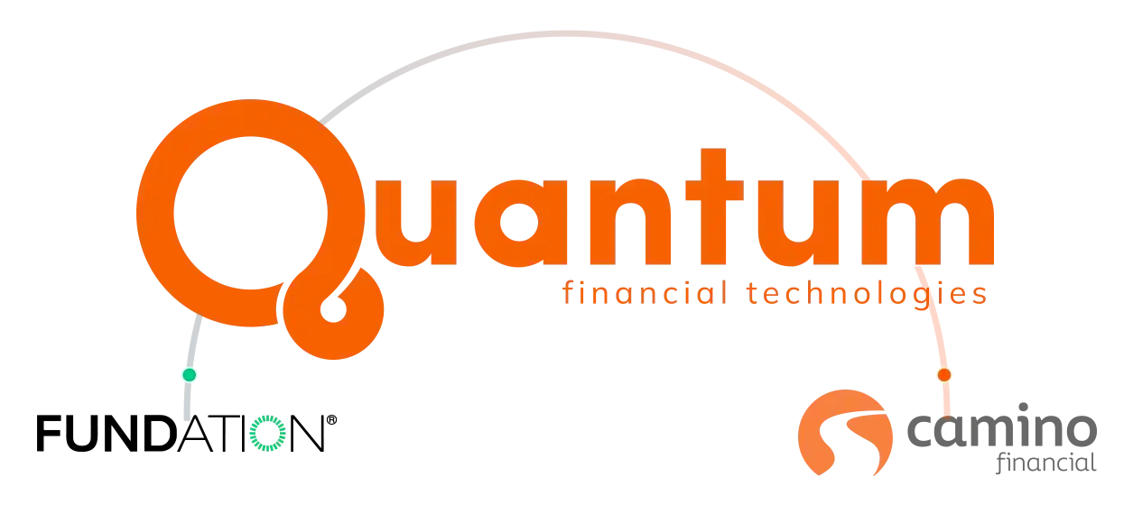 Quantum, Fundation & Camino Financial logos